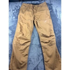 Klim Outrider Brown Canvas Motorcycle Riding Pants Mens 36x32 Technical Gear